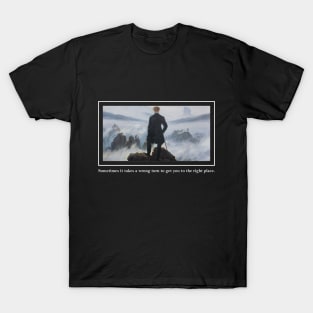 Wanderer above the sea of fog T-Shirt